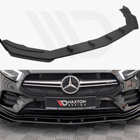 Maxton Design - STREET PRO FRONT SPLITTER + FLAPS MERCEDES A35 AMG / AMG-LINE W177
