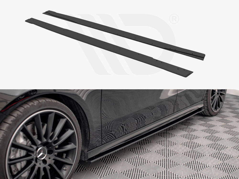Maxton Design - STREET PRO SIDE SKIRTS DIFFUSERS MERCEDES A35 AMG / AMG-LINE W177