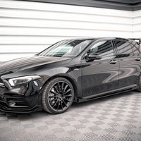 Maxton Design - STREET PRO SIDE SKIRTS DIFFUSERS + FLAPS MERCEDES A35 AMG / AMG-LINE W177