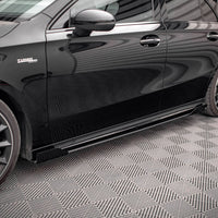 Maxton Design - STREET PRO SIDE SKIRTS DIFFUSERS + FLAPS MERCEDES A35 AMG / AMG-LINE W177