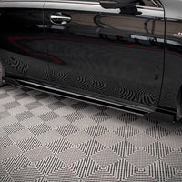 Maxton Design - STREET PRO SIDE SKIRTS DIFFUSERS + FLAPS MERCEDES A35 AMG / AMG-LINE W177