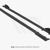 Maxton Design - STREET PRO SIDE SKIRTS DIFFUSERS + FLAPS MERCEDES A35 AMG / AMG-LINE W177