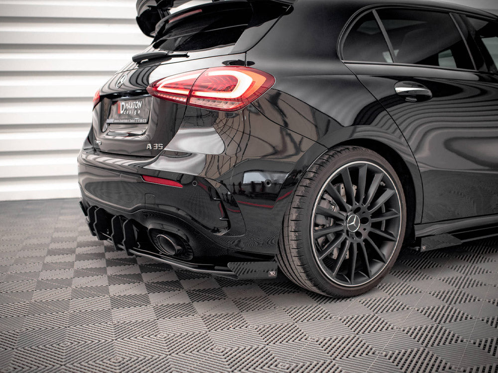 Maxton Design - STREET PRO REAR VALANCE + FLAPS MERCEDES A35 AMG HATCHBACK W177