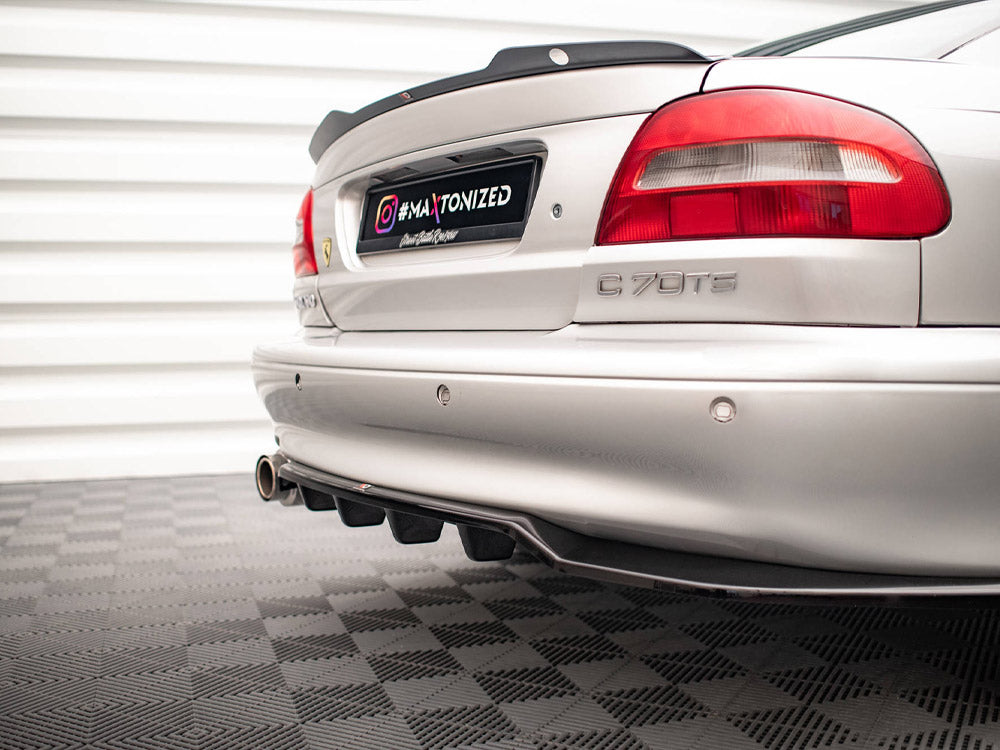 Maxton Design - CENTRAL REAR SPLITTER (VERTICAL BARS) VOLVO C70 MK1