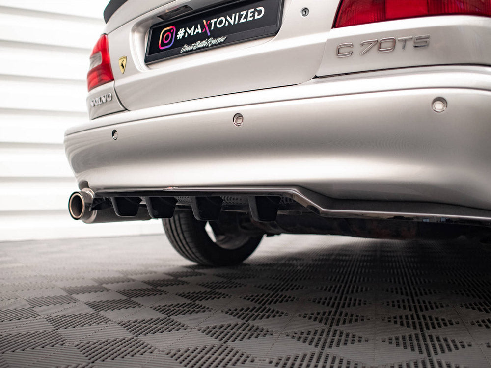 Maxton Design - CENTRAL REAR SPLITTER (VERTICAL BARS) VOLVO C70 MK1