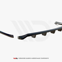 Maxton Design - CENTRAL REAR SPLITTER (VERTICAL BARS) VOLVO C70 MK1