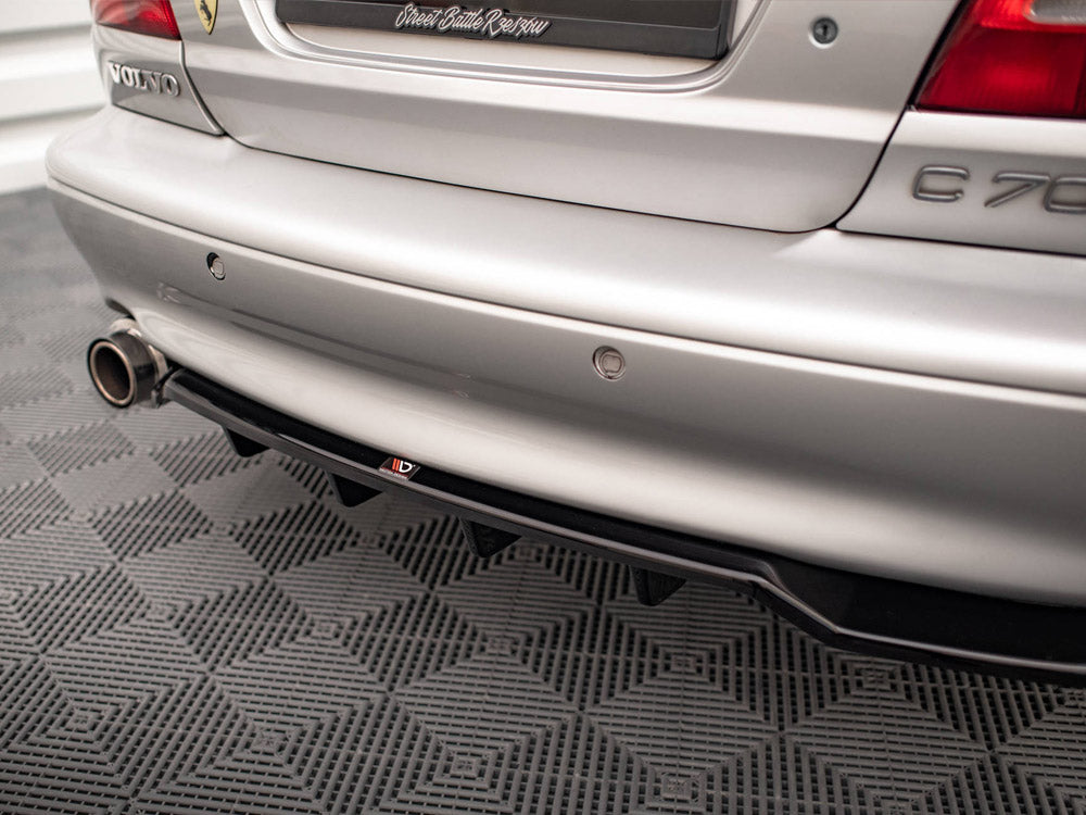 Maxton Design - CENTRAL REAR SPLITTER (VERTICAL BARS) VOLVO C70 MK1