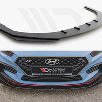 Maxton Design - STREET PRO DURABILITY FRONT SPLITTER + FLAPS HYUNDAI I30 N MK3 HATCHBACK / FASTBACK