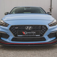 Maxton Design - STREET PRO DURABILITY FRONT SPLITTER + FLAPS HYUNDAI I30 N MK3 HATCHBACK / FASTBACK
