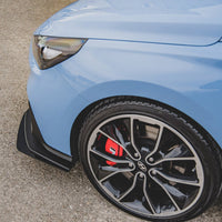 Maxton Design - STREET PRO DURABILITY FRONT SPLITTER + FLAPS HYUNDAI I30 N MK3 HATCHBACK / FASTBACK