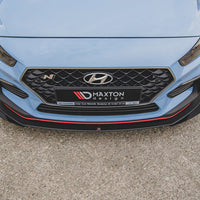 Maxton Design - STREET PRO DURABILITY FRONT SPLITTER + FLAPS HYUNDAI I30 N MK3 HATCHBACK / FASTBACK