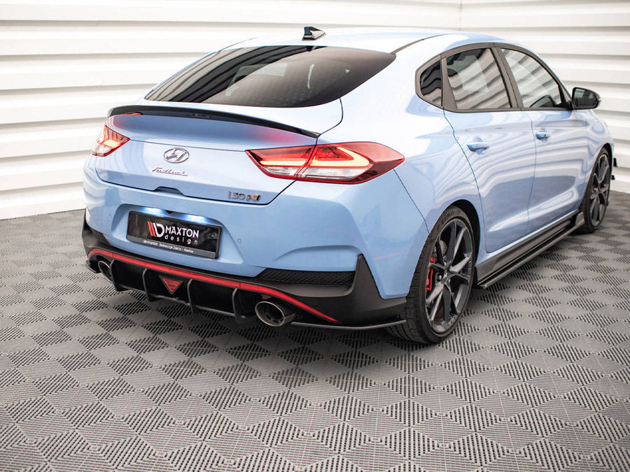 Maxton Design - STREET PRO REAR SIDE SPLITTERS HYUNDAI I30 N FASTBACK MK3