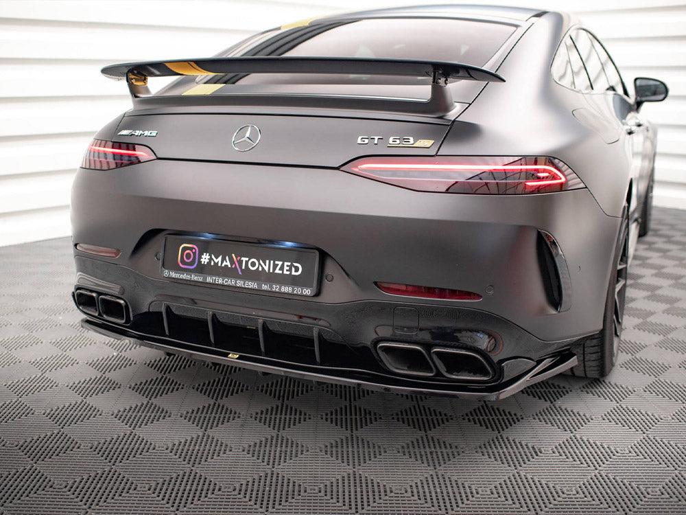 Maxton Design - CENTRAL REAR SPLITTER (VERTICAL BARS) MERCEDES AMG GT 63S 4-DOOR COUPE AERO