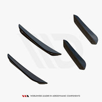 Maxton Design - FRONT BUMPER WINGS (CANARDS) PORSCHE 911 CARRERA AERO 992