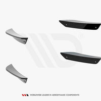 Maxton Design - FRONT BUMPER WINGS (CANARDS) PORSCHE 911 CARRERA AERO 992