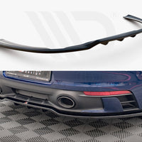 Maxton Design - CENTRAL REAR SPLITTER V.1 (VERTICAL BARS) PORSCHE 911 CARRERA AERO 992