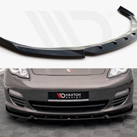 Maxton Design - FRONT SPLITTER V.2 PORSCHE PANAMERA / PANAMERA DIESEL 970