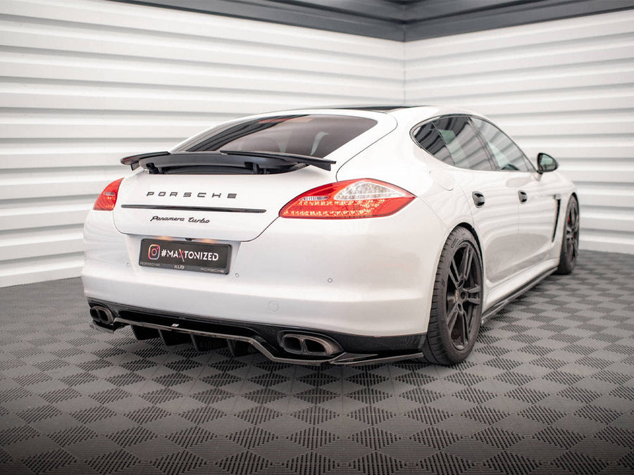 Maxton Design - CENTRAL REAR SPLITTER (VERTICAL BARS) PORSCHE PANAMERA TURBO 970