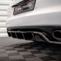 Maxton Design - CENTRAL REAR SPLITTER (VERTICAL BARS) PORSCHE PANAMERA TURBO 970