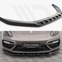 Maxton Design - FRONT SPLITTER V.1 PORSCHE PANAMERA E-HYBRID 971