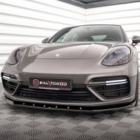 Maxton Design - FRONT SPLITTER V.1 PORSCHE PANAMERA E-HYBRID 971