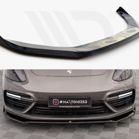 Maxton Design - FRONT SPLITTER V.2 PORSCHE PANAMERA E-HYBRID 971