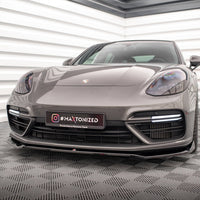 Maxton Design - FRONT SPLITTER V.2 PORSCHE PANAMERA E-HYBRID 971