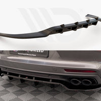 Maxton Design - CENTRAL REAR SPLITTER (VERTICAL BARS) PORSCHE PANAMERA E-HYBRID 971