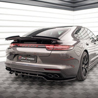 Maxton Design - CENTRAL REAR SPLITTER (VERTICAL BARS) PORSCHE PANAMERA E-HYBRID 971
