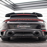 Maxton Design - CENTRAL REAR SPLITTER (VERTICAL BARS) PORSCHE 911 TURBO S 992