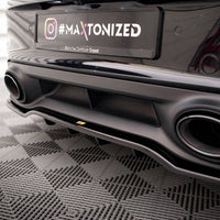 Maxton Design - CENTRAL REAR SPLITTER (VERTICAL BARS) PORSCHE 911 TURBO S 992