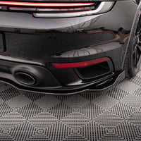 Maxton Design - CENTRAL REAR SPLITTER (VERTICAL BARS) PORSCHE 911 TURBO S 992
