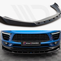 Maxton Design - FRONT SPLITTER V.1 PORSCHE MACAN MK1
