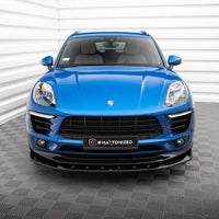 Maxton Design - FRONT SPLITTER V.1 PORSCHE MACAN MK1
