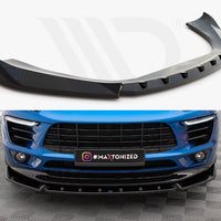Maxton Design - FRONT SPLITTER V.2 PORSCHE MACAN MK1