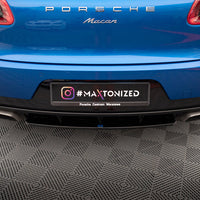 Maxton Design - CENTRAL REAR SPLITTER PORSCHE MACAN MK1