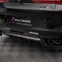 Maxton Design - CENTRAL REAR SPLITTER (VERTICAL BARS) BMW X6 M F96
