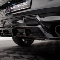 Maxton Design - CENTRAL REAR SPLITTER (VERTICAL BARS) BMW X6 M F96