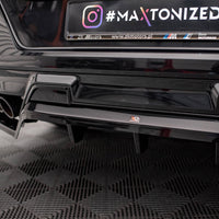 Maxton Design - CENTRAL REAR SPLITTER (VERTICAL BARS) BMW X6 M F96