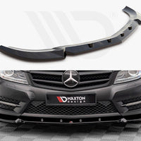 Maxton Design - FRONT SPLITTER V.1 MERCEDES C COUPE AMG-LINE C204/S204/W204