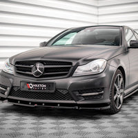 Maxton Design - FRONT SPLITTER V.1 MERCEDES C COUPE AMG-LINE C204/S204/W204