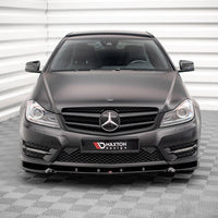 Maxton Design - FRONT SPLITTER V.1 MERCEDES C COUPE AMG-LINE C204/S204/W204