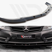 Maxton Design - FRONT SPLITTER V.2 MERCEDES C COUPE AMG-LINE C204/S204/W204