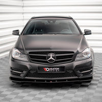 Maxton Design - FRONT SPLITTER V.2 MERCEDES C COUPE AMG-LINE C204/S204/W204