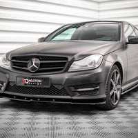 Maxton Design - FRONT SPLITTER V.2 MERCEDES C COUPE AMG-LINE C204/S204/W204