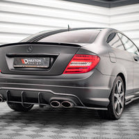 Maxton Design - STREET PRO REAR DIFFUSER MERCEDES C COUPE AMG-LINE C204
