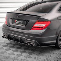 Maxton Design - STREET PRO REAR DIFFUSER MERCEDES C COUPE AMG-LINE C204