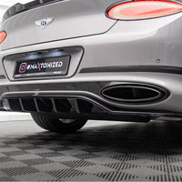 Maxton Design - CENTRAL REAR SPLITTER (VERTICAL BARS) BENTLEY CONTINENTAL GT MK3