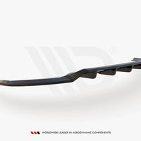 Maxton Design - CENTRAL REAR SPLITTER (VERTICAL BARS) AUDI E-TRON