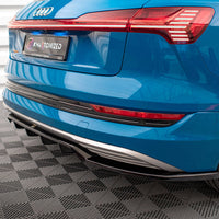 Maxton Design - CENTRAL REAR SPLITTER (VERTICAL BARS) AUDI E-TRON